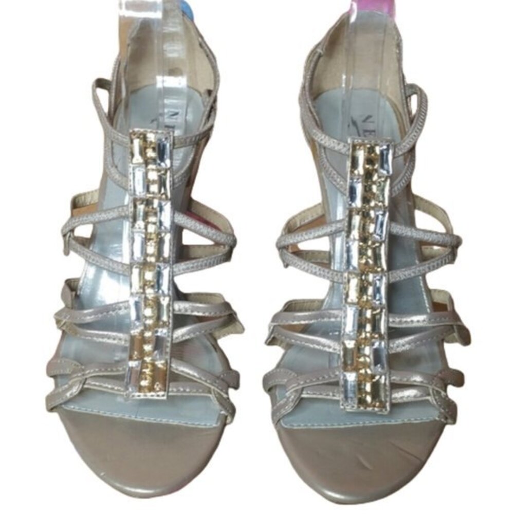 NEW New York Transit Champagne Heels Size 9.5